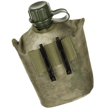 Preview: MFH US canteen, 1 l, with retaining clips for attachment